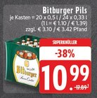 Pils im Angebot bei E center in Dorsten Pils Angebote von Bitburger bei E center Dorsten für 10,99 €