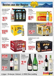 Aktueller Trinkgut Prospekt mit Rotwein, "Obertraublings Getränkemarkt!", Seite 4
