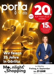 porta Möbel Möbel & Einrichtung Prospekt der aktuellen Woche mit 8 Seiten, gültig von 30.08.2026 bis 05.09.2026, in Schöpstal und Umgebung Aktueller porta Möbel Möbel & Einrichtung Prospekt in Schöpstal und Umgebung, "Aktuelle Angebote" mit 8 Seiten, 30.08.2026 - 05.09.2026