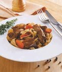 U Express - BOEUF BOURGUIGNON ET TAGLIATELLES : offre du catalogue Promo BOEUF BOURGUIGNON ET TAGLIATELLES à 4,48 € dans le catalogue U Express ""