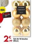 Set de 16 boules - Maxi Bazar Set de 16 boules à 2,99 € dans le catalogue Maxi Bazar