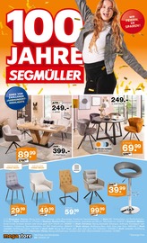 Aktueller Segmüller Prospekt mit Barhocker, "100 JAHRE SEGMÜLLER", Seite 44