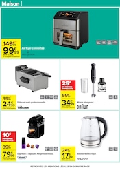 Friteuse en promo dans le catalogue Carrefour à la page 56