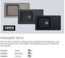 Einbauspüle 'Venus' bei BAUHAUS in München Einbauspüle 'Venus' im Angebot bei BAUHAUS München für 79,00 €