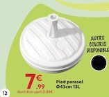Pied parasol - HESPÉRIDE dans le catalogue Maxi Bazar