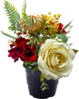 POT FLEURI ROSES & HORTENSIAS - SANSMARQUE en promo chez Auchan Hypermarché Rueil-Malmaison à 6,99 €