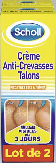 Cosmétiques - SCHOLL dans le catalogue Casino Supermarchés Crème Anti-Crevasses Talons - SCHOLL à 8,70 € en promo chez Casino Supermarchés