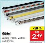 Gürtel im Angebot bei Zimmermann in Celle Gürtel Angebote bei Zimmermann Celle für 2,49 €