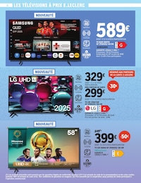 Offre Télévision dans le catalogue E.Leclerc du moment à la page 4