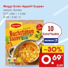 Guten Appetit Suppen im Angebot bei Netto Marken-Discount in Bergheim Guten Appetit Suppen Angebote von Maggi bei Netto Marken-Discount Bergheim für 0,69 €