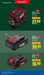 Prix et réduction Batterie dans le prospectus Lidl en cours Offre Batterie dans le catalogue Lidl du moment à la page 11