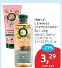 Shampoo von Herbal Essences für 3,29 € bei budni im Angebot Shampoo von Herbal Essences im aktuellen budni Prospekt
