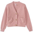 Strickjacke im Ernstings family Prospekt Mädchen Strickjacke mit gerippter Struktur im aktuellen Ernstings family Prospekt für 19,99 €