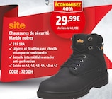 Promo Chaussures de sécurité Marble noires à 29,99 € dans le catalogue Screwfix à Feignies