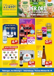 Cola im Netto Marken-Discount Prospekt in Duderstadt Aktueller Netto Marken-Discount Prospekt mit Cola, "DER ORT, AN DEM DU IMMER AUSGEZEICHNETE PREISE FINDEST.", Seite 1