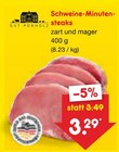 Aktuelles Schweine-Minutensteaks Angebot bei Netto Marken-Discount in Bremerhaven ab 3,29 €