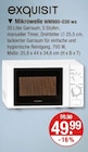 Mikrowelle WM900-030 ws im V-Markt Prospekt Mikrowelle WM900-030 ws von exquisit im aktuellen V-Markt Prospekt für 49,99 €