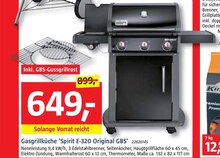 Gasgrillküche 'Spirit E-320 Original GBS' bei BAUHAUS in Bochum Gasgrillküche 'Spirit E-320 Original GBS' im Angebot bei BAUHAUS Bochum für 649,00 €