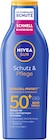 Sun Schutz & Pflege Milch LSF 50+ oder Schutz und Bräune LSF 30 Angebote von Nivea bei Rossmann Oranienburg für 7,20 €