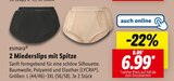 2 Miederslips mit Spitze Angebote von esmera bei Lidl Schwabach für 6,99 €