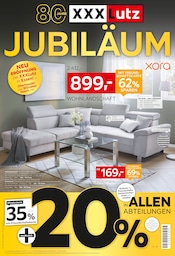 Aktueller XXXLutz Möbelhäuser Prospekt mit Wohnlandschaft, "JUBILÄUM", Seite 1