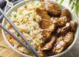 Porc au caramel, légumes et riz à Intermarché Hyper dans Belgentier Porc au caramel, légumes et riz à Intermarché Hyper dans Belgentier