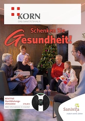 Aktueller Korn GmbH & Co. KG Sanitätshaus Prospekt in Frankenberg und Umgebung, "Schenken Sie Gesundheit!" mit 6 Seiten, 13.11.2024 - 31.01.2025