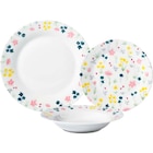 Service vaisselle 18 pièces en porcelaine - CARREFOUR HOME en promo chez Carrefour Évry à 19,99 €