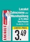Zahncreme im EDEKA Prospekt Zahncreme von Lacalut im aktuellen EDEKA Prospekt für 3,49 €