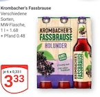 Fassbrause Holunder im Angebot bei GLOBUS in Altenburg Fassbrause Holunder Angebote von Krombacher bei GLOBUS Altenburg für 3,33 €