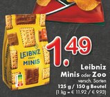 Minis oder Zoo Angebote von Leibniz bei TOP Getränke Meerbusch für 1,49 €