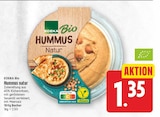 Hummus natur von EDEKA Bio für 1,35 € bei E center im Angebot Hummus natur von EDEKA Bio im aktuellen E center Prospekt