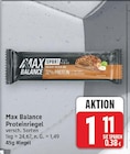 Proteinriegel von Max Balance für 1,11 € bei EDEKA im Angebot Proteinriegel von Max Balance im aktuellen EDEKA Prospekt