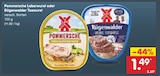 Leberwurst oder Teewurst von Rügenwalder Pommersche für 1,49 € bei Netto Marken-Discount im Angebot Leberwurst oder Teewurst von Rügenwalder Pommersche im aktuellen Netto Marken-Discount Prospekt