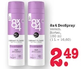 DeoSpray im Angebot bei E center in Weinheim DeoSpray Angebote von 8x4 bei E center Weinheim für 2,49 €