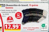 Norma Strasbourg - Promo Chaussettes de travail, 15 paires homme Promo Chaussettes de travail, 15 paires homme à 12,99 € dans le catalogue Norma à Strasbourg