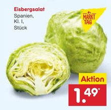 Netto Marken-Discount Wolfenbüttel - Eisbergsalat Eisbergsalat Angebot bei Netto Marken-Discount Wolfenbüttel im Prospekt "GARANTIERT NIRGENDWO GÜNSTIGER"