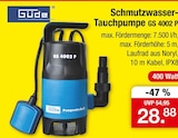 Schmutzwasser-Tauchpumpe GS 4002 P Angebote von Güde bei Zimmermann Göttingen für 28,88 €