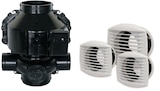 Kit VMC simple flux autoréglable Renouvel'Air 2 en promo chez Brico Cash Vannes à 54,90 €