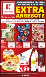 Kaufland Prospekt für Bovenden mit 8 Seiten Kaufland Prospekt für Bovenden: "EXTRA-ANGEBOTE", 8 Seiten, 24.09.2026 - 30.09.2026