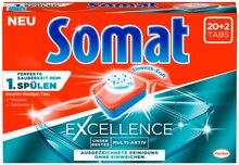 Haushalt von Somat im aktuellen REWE Prospekt Geschirrreiniger-Tabs von Somat für 3,99 € bei REWE im Angebot