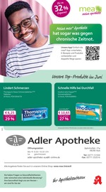 Aktueller mea - meine apotheke Apotheke Prospekt in Aue und Umgebung, "Unsere Juni-Angebote" mit 4 Seiten, 01.06.2025 - 30.06.2025