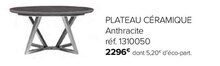 Plateau céramique - Gautier à Aix-en-Provence Plateau céramique en promo chez Gautier Aix-en-Provence à 2 296,00 €