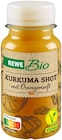 Ingwer oder Kurkuma Shot im Angebot bei REWE in Neuss Ingwer oder Kurkuma Shot Angebote von REWE Bio bei REWE Neuss für 1,29 €