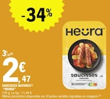 E.Leclerc Golbey - Promo Saucisses natures Promo Saucisses natures à 2,47 € dans le catalogue E.Leclerc à Golbey