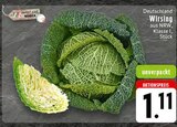 EDEKA Wassenberg - Wirsing Angebot im Prospekt Wirsing bei EDEKA im Wassenberg Prospekt für 1,11 €