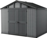 Aktuelle Gartenhaus Angebote bei Hornbach in Duisburg Aktuelles Kunststoff-Gartenhaus „Stronghold“ Angebot bei Hornbach in Duisburg ab 1.379,00 €