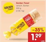 Aktuelles Golden Toast Angebot bei Netto Marken-Discount in Wuppertal ab 1,29 €