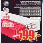 7-Zonen Komfort-Kaltschaum-Matratze Comfort VIVALUXE bei wohnstore Petzold im Vetschau Prospekt für 699,00 €