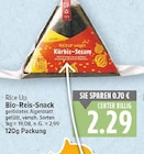Bio-Reis-Snack Kürbis-Sesam von Rice Up für 2,29 € bei E center im Angebot Bio-Reis-Snack Kürbis-Sesam von Rice Up im aktuellen E center Prospekt
